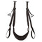 Nocturnal Collection over-the-door sex swing with padded seat for comfort and adjustable straps for stability and safety.