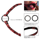 Scandal Wide Open Mouth Gag showcasing its large open mouth design with adjustable straps and interchangeable rings.