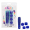 Kyst Mega-Mite Purple Rechargeable Bullet Vibrator with 4 Interchangeable Silicone Tips in Packaging