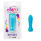 Kyst Rocket 10 Function Rechargeable Mini Bullet Vibrator in Blue Packaging and Product Image