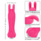Kyst Bunny 10 Function Rechargeable Bunny Ears Bullet Vibrator with dimensions and features shown