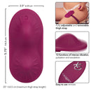 Dual Rider Remote Control Grinder with adjustable thigh strap and 12 vibration functions for hands-free use.
