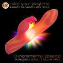Endless Summer Moonlight Magic Dual Vibe Light-up Massager showcasing radiant LED features and 10 incremental speeds for pleasure.