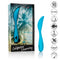 California Dreaming Palm Springs Pleaser Blue by CalExotics, 10 vibration functions, flexible, silicone, waterproof, USB rechargeable, 1-year warranty.