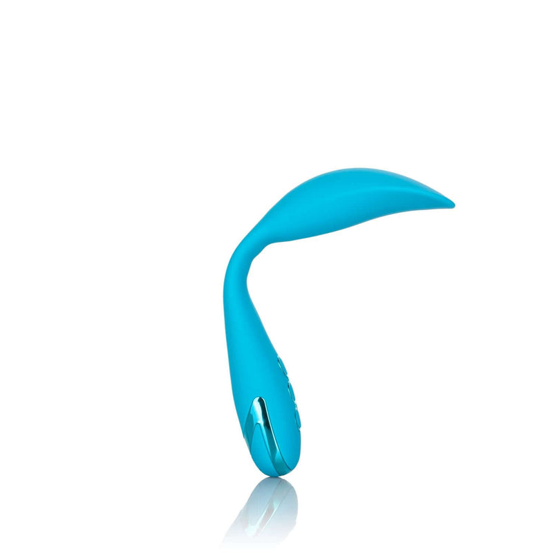 California Dreaming Palm Springs Pleaser in blue, flexible design with 10 vibration functions for indulgent pleasure by CalExotics.