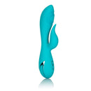 California Dreaming Santa Monica Starlet Blue Rabbit Vibrator in turquoise, designed for dual stimulation and pleasure.