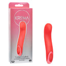 Kroma Turbo Curve Vibrator in red packaging, featuring 10 power-packed speeds and a contoured design for precision pleasure.