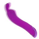 Kroma Turbo Bunny Vibrator Purple showcasing its soft body-safe silicone design and flexible bunny ears for pleasure.