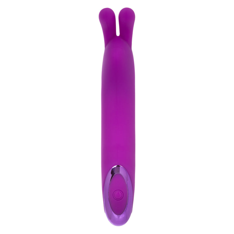 Kroma Turbo Bunny Vibrator Purple with soft flexible ears for targeted stimulation and waterproof design.