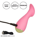 Slay Tickle Me Pink Petite Arouser with USB charging cord, featuring body-safe, silky smooth, and premium design.