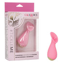 Slay Tickle Me Pink Petite Arouser in packaging showcasing its silicone design and functions.