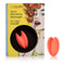 Mini Marvels Silicone Marvelous Massager - Orange, Rechargeable, Waterproof in packaging and product view