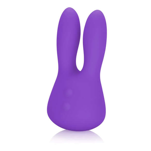 Mini Marvels Marvelous Bunny Purple Vibrator - Silicone, Rechargeable, Petite Bunny-Shaped Stimulator for Targeted Pleasure