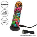 Hype Mini G compact powerful G-spot vibrator with colorful design and USB charging cord included.