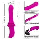 Overdrive Remote Control Sex Machine with 10 vibration speeds, 5 thrust levels, and detachable suction cup mount, 11.5 inches long