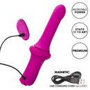 Overdrive Remote Control Sex Machine in pink with USB charger, showcasing premium design, state-of-the-art features, and incredible power.