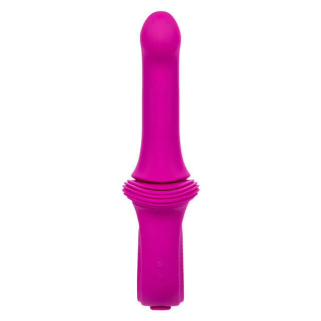 Pink Overdrive Smooth Thruster Sex Machine with 10 vibration speeds and 5 thrusting levels for enhanced pleasure.