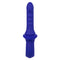 Overdrive Remote Control Ridged Thruster Sex Machine in blue with ridged shaft for enhanced stimulation.