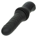 Overdrive Sex Machine Waterproof Thruster with Remote Control - high-performance thrusting massager in black.