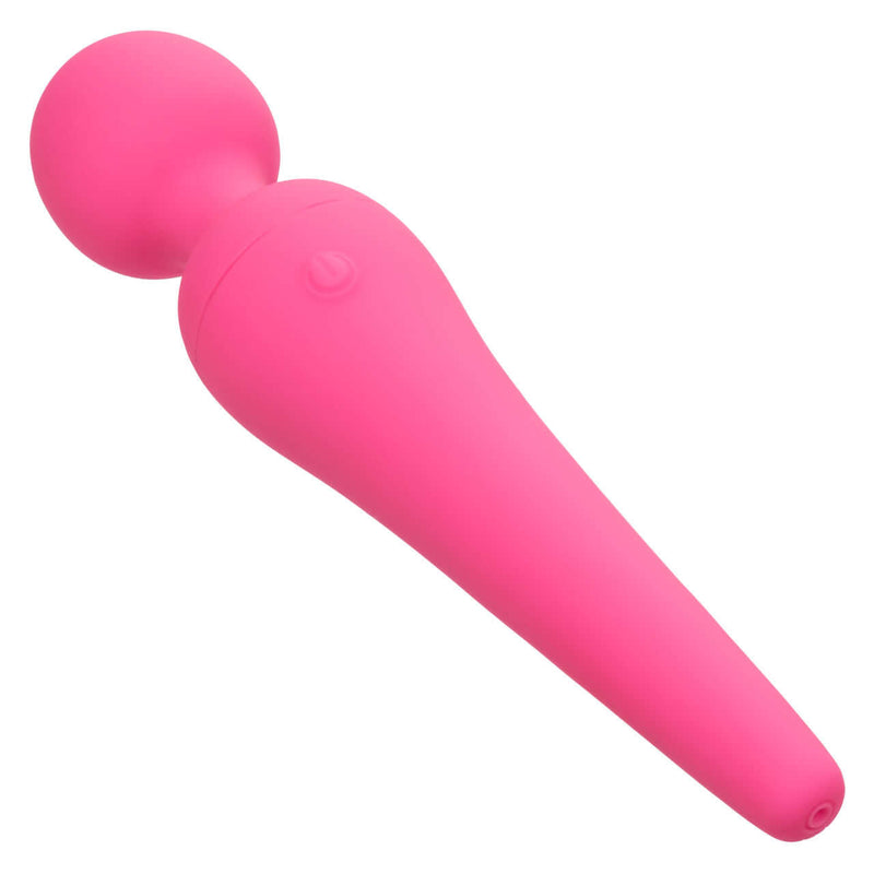 Pink Couture Collection Body Wand with 10 vibration speeds, waterproof silicone massager for versatile and luxurious sensations.