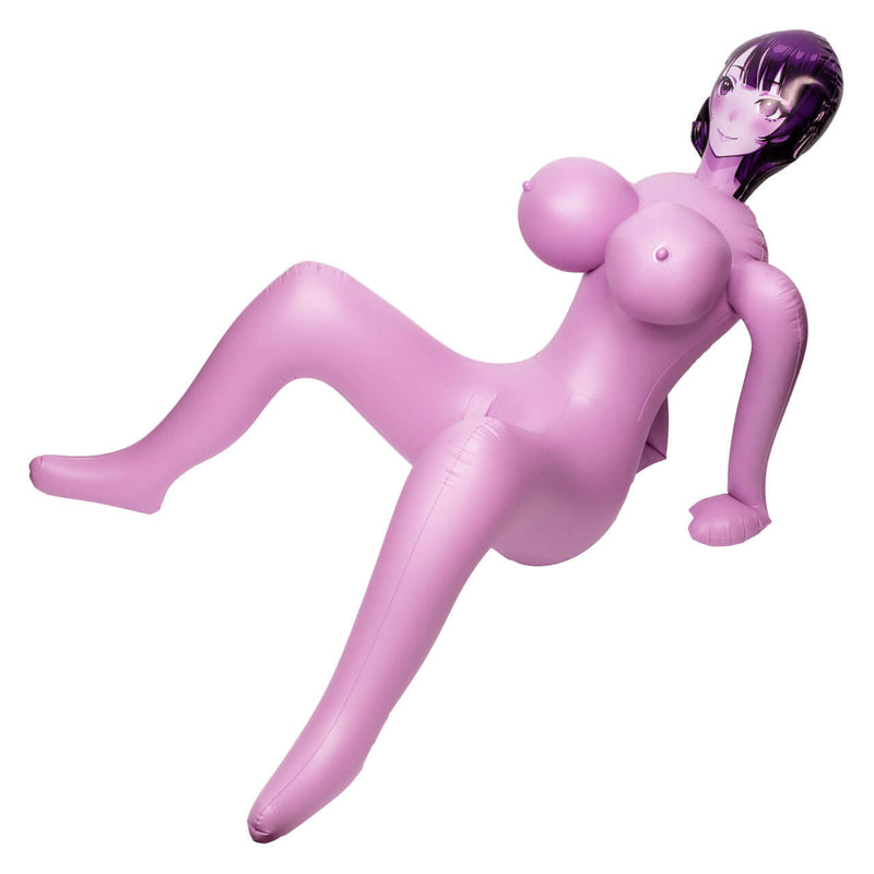 ANIME Spread’em Love Doll Gigi with life-size form and inviting posture designed for pleasure and versatility, featuring huge breasts and firm nipples