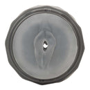 Top view of the Milk Master Vibro Squeeze Pussy, a dual-ended rechargeable masturbator designed for intense sensations.