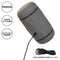 Milk Master Vibro Squeeze Pussy in sleek gray design, featuring USB charging cord for premium, powerful pleasure.