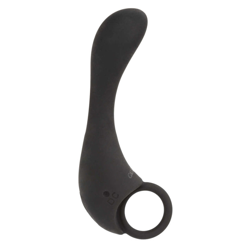 Dr. Joel Kaplan Rechargeable Prostate Locator with retrieval ring for precision stimulation, featuring 10 vibration speeds.