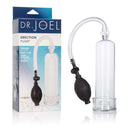 Dr Joel Kaplan Erection Pump Clear with clear cylinder and black bulb for enhanced sensitivity and stamina.
