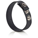 COLT Adjustable 3-Snap Leather C/B Strap in black for enhanced intimacy and appearance during bondage-themed role play.