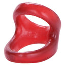 COLT XL Snug Tugger Cock Ring Scrotum Support Red, a dual support performance ring designed for comfort and stamina.