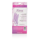 Dr Laura Berman Alena Silicone Dilators Set Purple packaging displaying 3 ergonomic dilators designed for vaginal comfort.