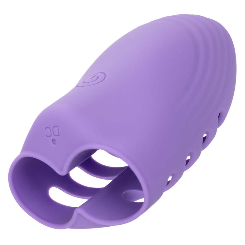 Dr. Laura Berman Rechargeable Finger Vibe - Compact & Powerful Dual Finger Vibrator in Purple