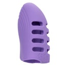 Dr. Laura Berman Rechargeable Finger Vibe - Purple dual-finger vibrator sleeve with powerful vibrations, body-safe and discreet design