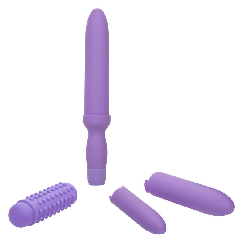 Dr. Laura Berman Rechargeable Dilator Set with 4 interlocking sizes for intimate health and comfort.