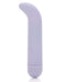 Purple First Time Mini G Vibe with curved tip and smooth satin finish for G-spot stimulation.