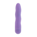 First Time Mini Power Swirl Vibrator Purple with a curvaceous design for smooth, customizable stimulation.