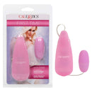First Time Satin Teaser Pink Vibrating Bullet with compact design for customizable pleasure in elegant satin finish.