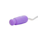 Whisper Micro Heated Purple Vibrator showing a compact, purple bullet vibrator with a soft tip for discreet stimulation.