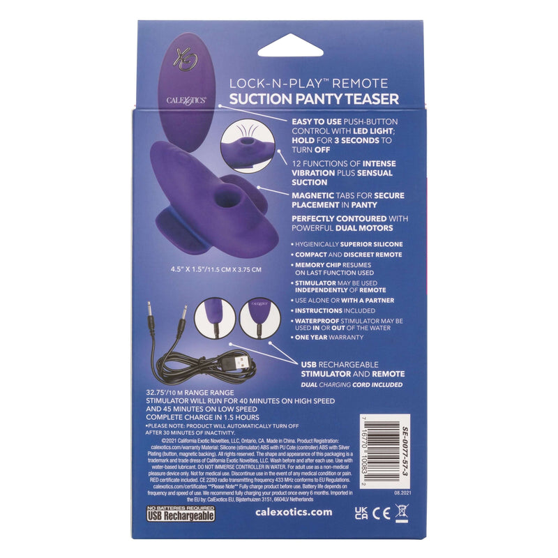 LOCK N PLAY REMOTE SUCTION PANTY TEASER-5