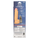 Max Vibrating Cock & Balls 7 inches package showing product features and suction cup base.