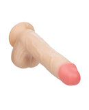 Working Stiff The Vibrating Surfer Realistic Dildo Vanilla with suction base and lifelike texture.
