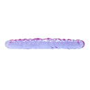 Reflective Gel Veined Double Dong 12 Inch Lavender showcasing its iridescent lavender color and veined texture.