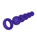 Purple Booty Call Booty Shaker Vibrating Probe with Graduated Knobbed Design for Intense Pleasure and Optimal Stimulation