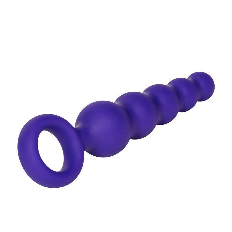Purple Booty Call Booty Shaker Vibrating Probe with Graduated Knobbed Design for Intense Pleasure and Optimal Stimulation