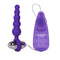 Booty Call Booty Shaker Vibrating Probe in Purple with silicone knobbed probe and multi-speed bullet