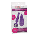 Booty Call Booty Shaker Vibrating Probe in Purple packaging, featuring a graduated probe, multi-speed vibrations, and premium silicone material.