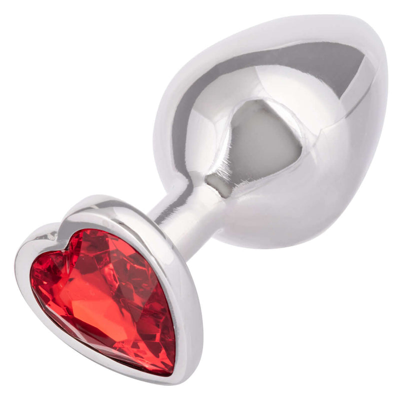 JEWEL LARGE RUBY HEART PLUG-8
