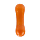 Compact orange mini vibe-to-go massager for discreet pleasure and portability.