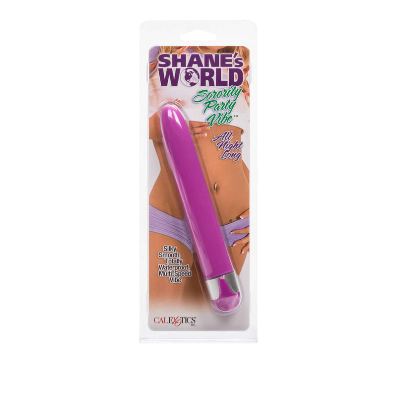 Shane's World Sorority Party All Night Long Purple Vibrator in Packaging